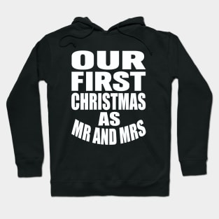 Our first Christmas as Mr and Mrs Hoodie